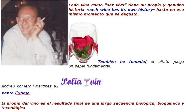 cada vino como ser vivo tiene su...